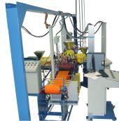 multilayer film chill-roll line ( side view)