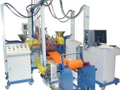 Multilayer film chill-roll line
